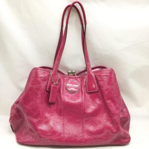 COACH　コーチ　パテントレザー　ショルダーバッグ　