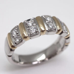 k18pt900 天然ダイヤモンドリング 0.31ct