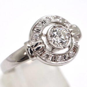 Pt900 PT プラチナ ダイヤリング  アクセサリー