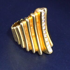 K18 リング メレダイヤ 0.28ct