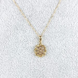 K18 ダイヤモンド(0.05ct)付きネックレス