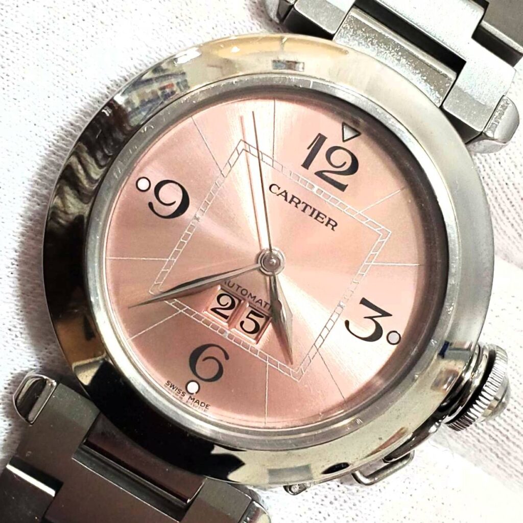 Cartier カルティエ パシャ C ビッグデイト 腕時計