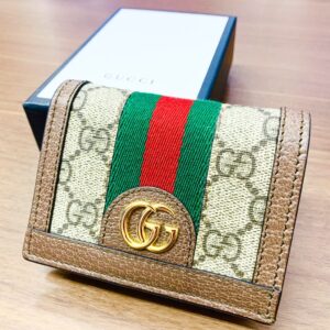 GUCCI グッチ 二つ折り財布 シェリーライン