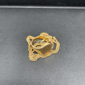 K18リング ネックレス