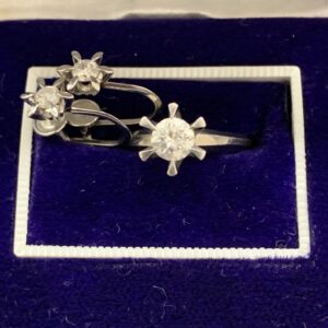 Pt900リングD0.51ct / Pt900イヤリングD0.1ct