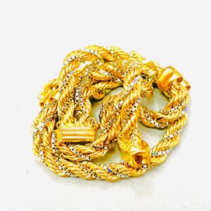 K18 K18WG ブレスレット コンビ