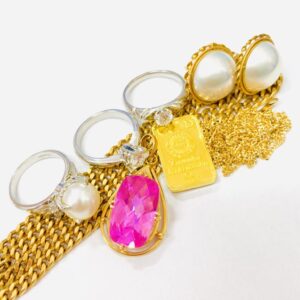 k18 Pt850 ダイヤモンド パール ルビー リング トップ ピアス ネックレス インゴット ジュエリーアクセサリーまとめ