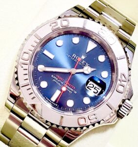ロレックス ヨットマスター AT 青文字盤