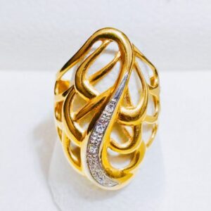 K18 18金 デザインリング アクセサリー