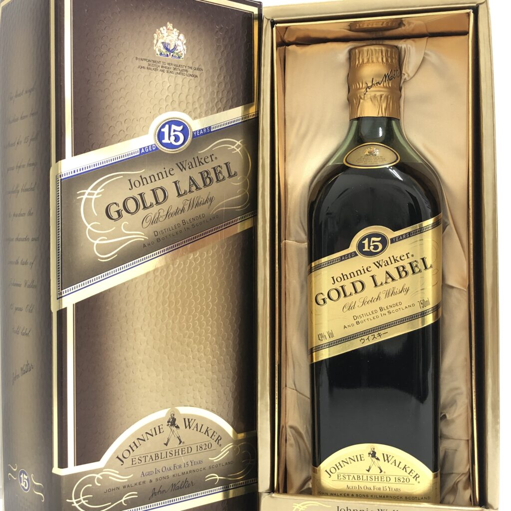 Johnnie Walker GOLD LABEL（ジョニーウォーカー ゴールドラベル） 15