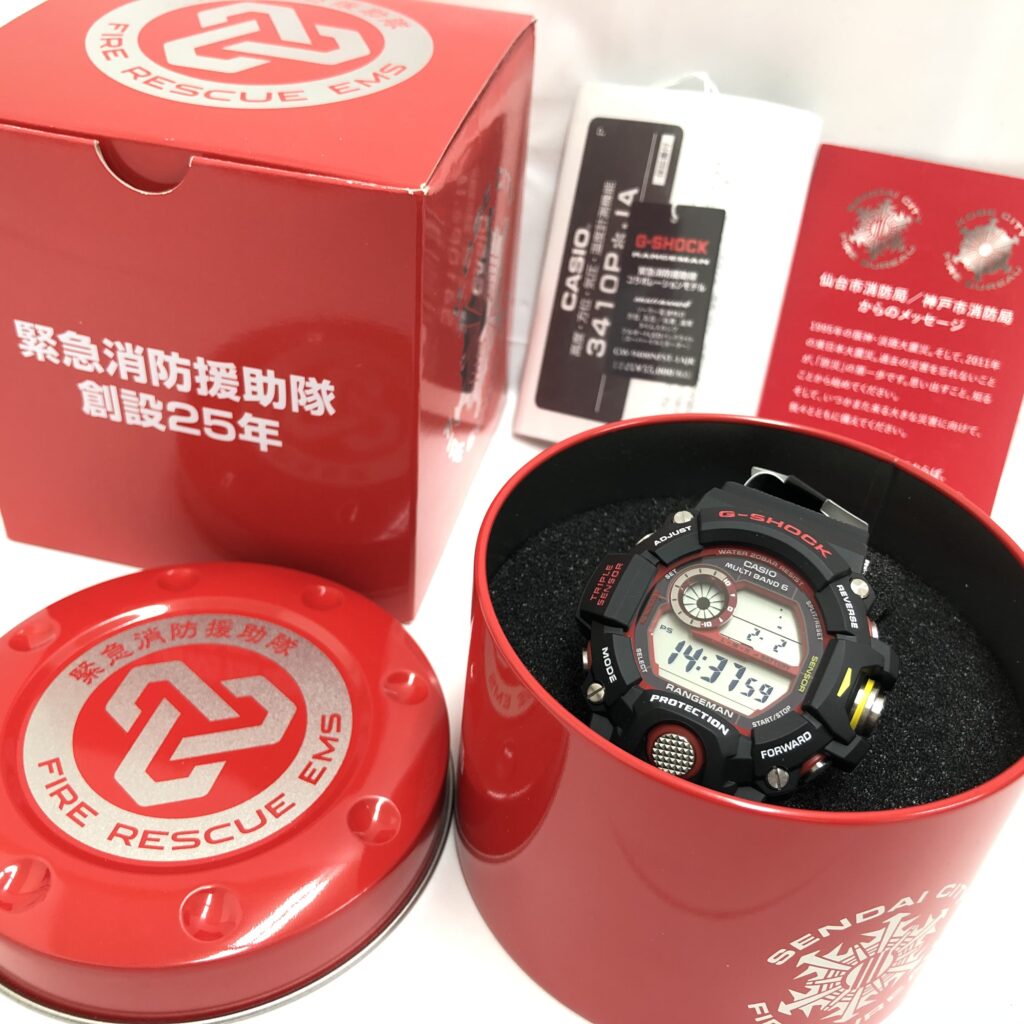 CASIO G-SHOCK　GW-9400NFST-1AJR　緊急消防援助隊　創設25年　コラボレーションモデル