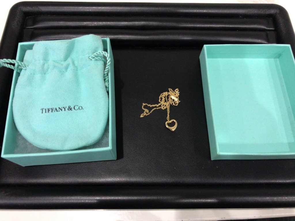Tiffany Co ティファニー オープンハートネックレスの買取実績 高価買取のさすがや