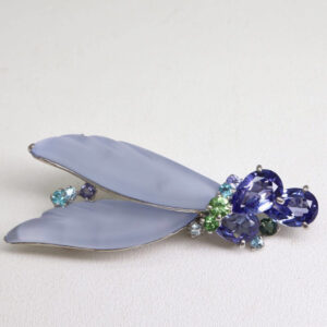 天然タンザナイト ブローチ