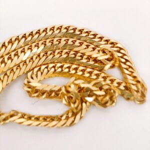 K18 6面喜平ネックレス