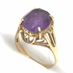 K18 アメシスト付 リング