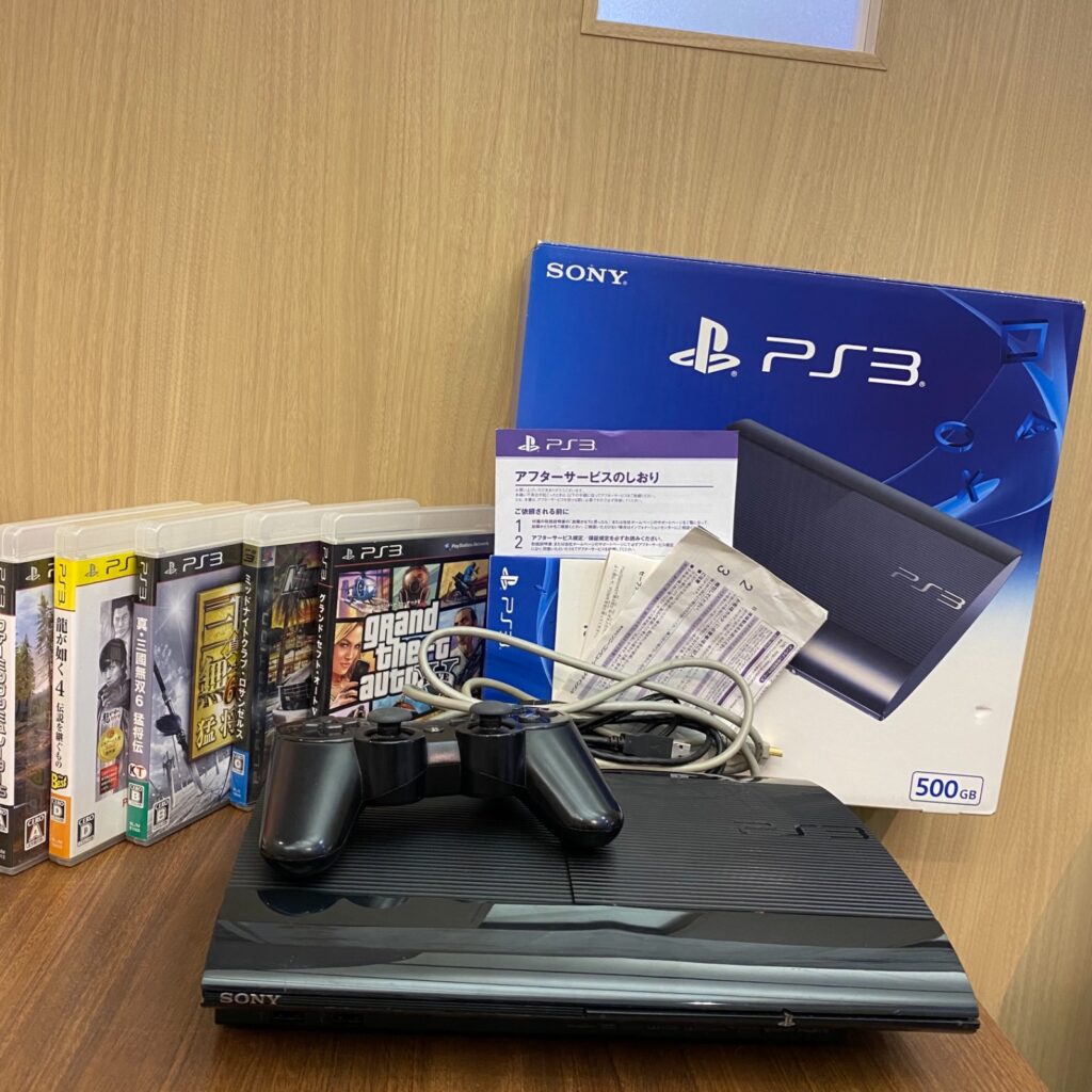 【品質保証人気】ps3 本体　ソフトセット　コントローラー　初期化済　CECH3000B Nintendo Switch