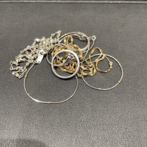 Pt850ネックレス / K14WGリングなど