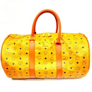 MCMバッグ ボストンバッグ オレンジ