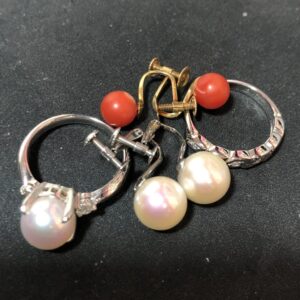 金　プラチナ　リング　イヤリング