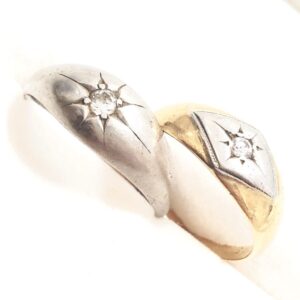 K18 Pt900 メレダイヤ リング おまとめ