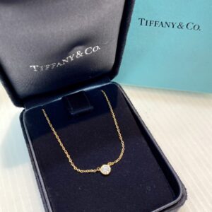 TIFFANY&Co. K18 YG  バイザヤード ネックレス