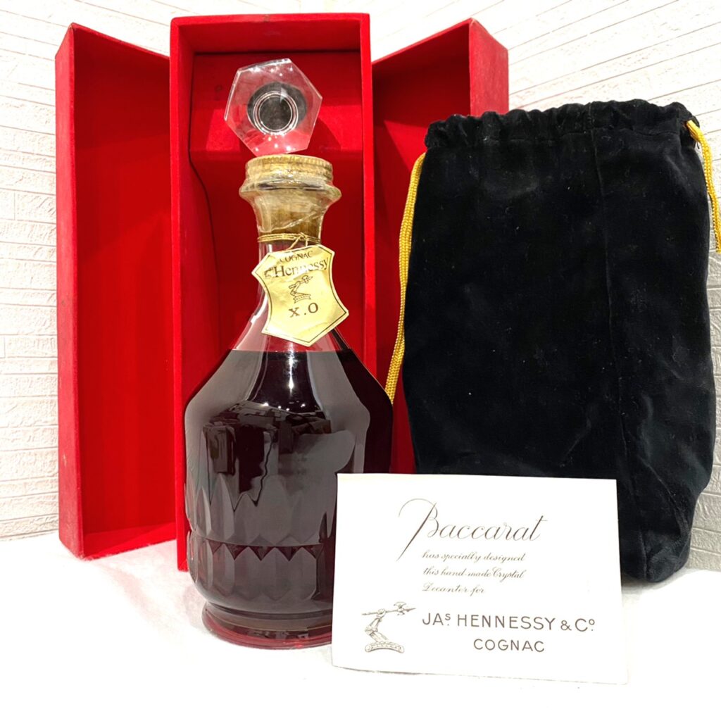 バカラヘネシー Hennessy XO Carafe Baccarat - ブランデー