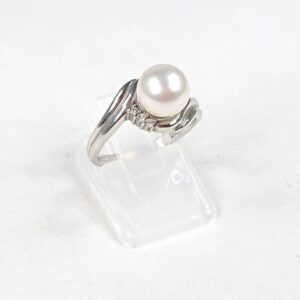 Pt900 パール付リング