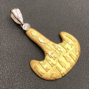 K18/Pt900 ネックレストップ