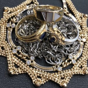 K18 Pt900リング ネックレス