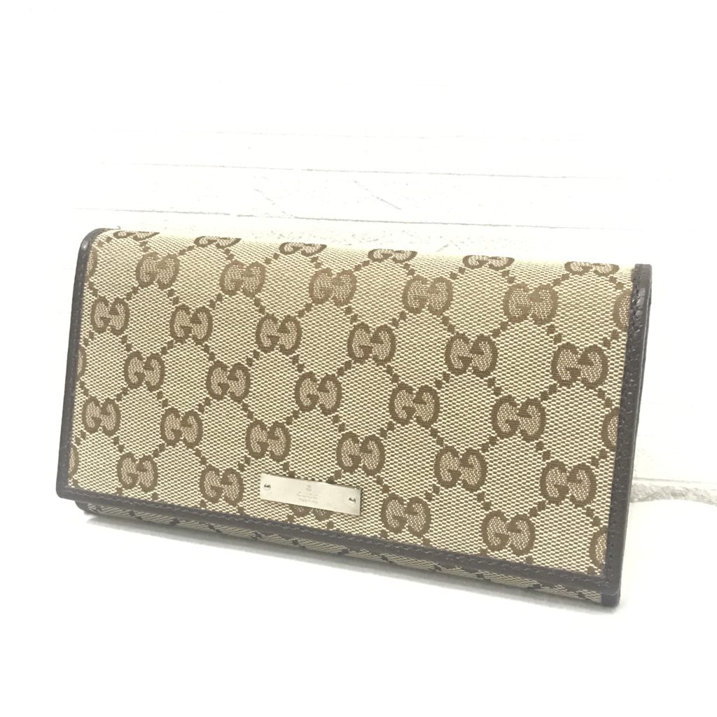 GUCCI GGキャンバス 長財布-