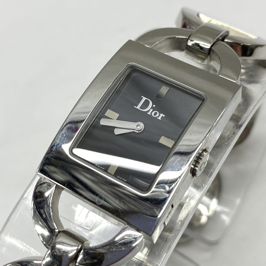 稼動品　DIOR クリスチャンディオール　トロッターベルト　アルミケース　腕時計kkの時計