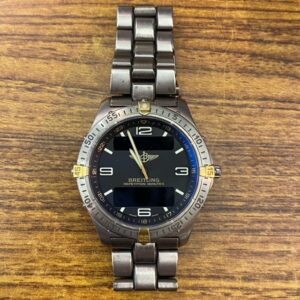 BREITLING　ブライトリング　エアロスペース　F65062　シルバーカラー　メンズ　装飾小物　腕時計