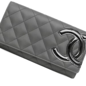 CHANEL シャネル カンボンライン 二つ折り長財布