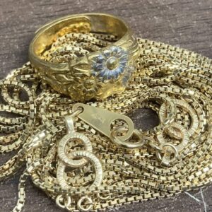 24金 リング ネックレス アクセサリー K24