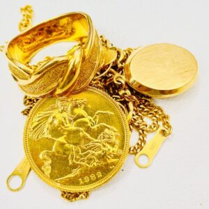 K24 K18 コイン ネックレス リング アクセサリーおまとめ