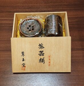 茶筒　茶道具　茶器　純銅　建水　