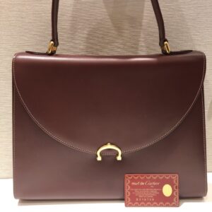 カルティエ マストライン レザーハンドバッグ
