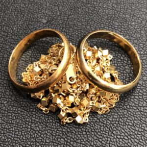 K18 リング ネックレス