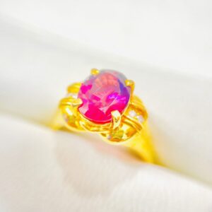 K18 リング ガーネット 色石 宝石