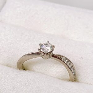 Pt950 ダイヤモンド0.2ct付 リング