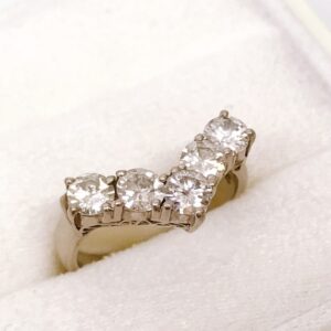 Pt850 ダイヤモンドリング