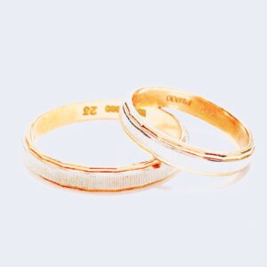 K18 Pt900 ペア リング