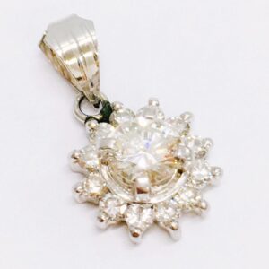 Pt900 0.58ct ダイヤ付き ネックレストップ