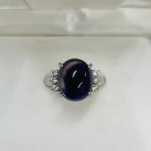 Pt900 アメシスト付きリング