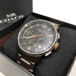 コーチ 腕時計 シルバー/ブラック