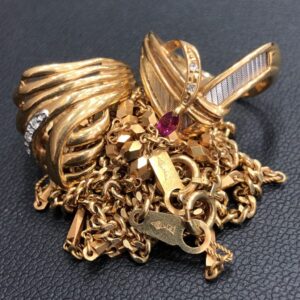 K18リング ネックレス