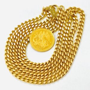 K18 K24 ネックレス  コイン 金アクセサリー