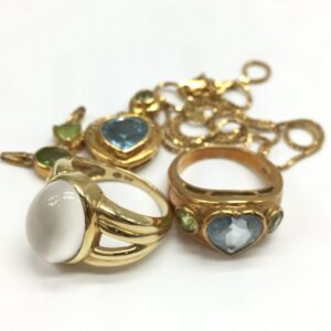 K18 リング ネックレス