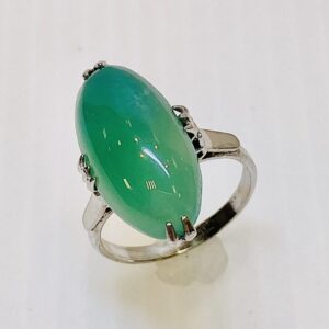 Pt900　翡翠リング