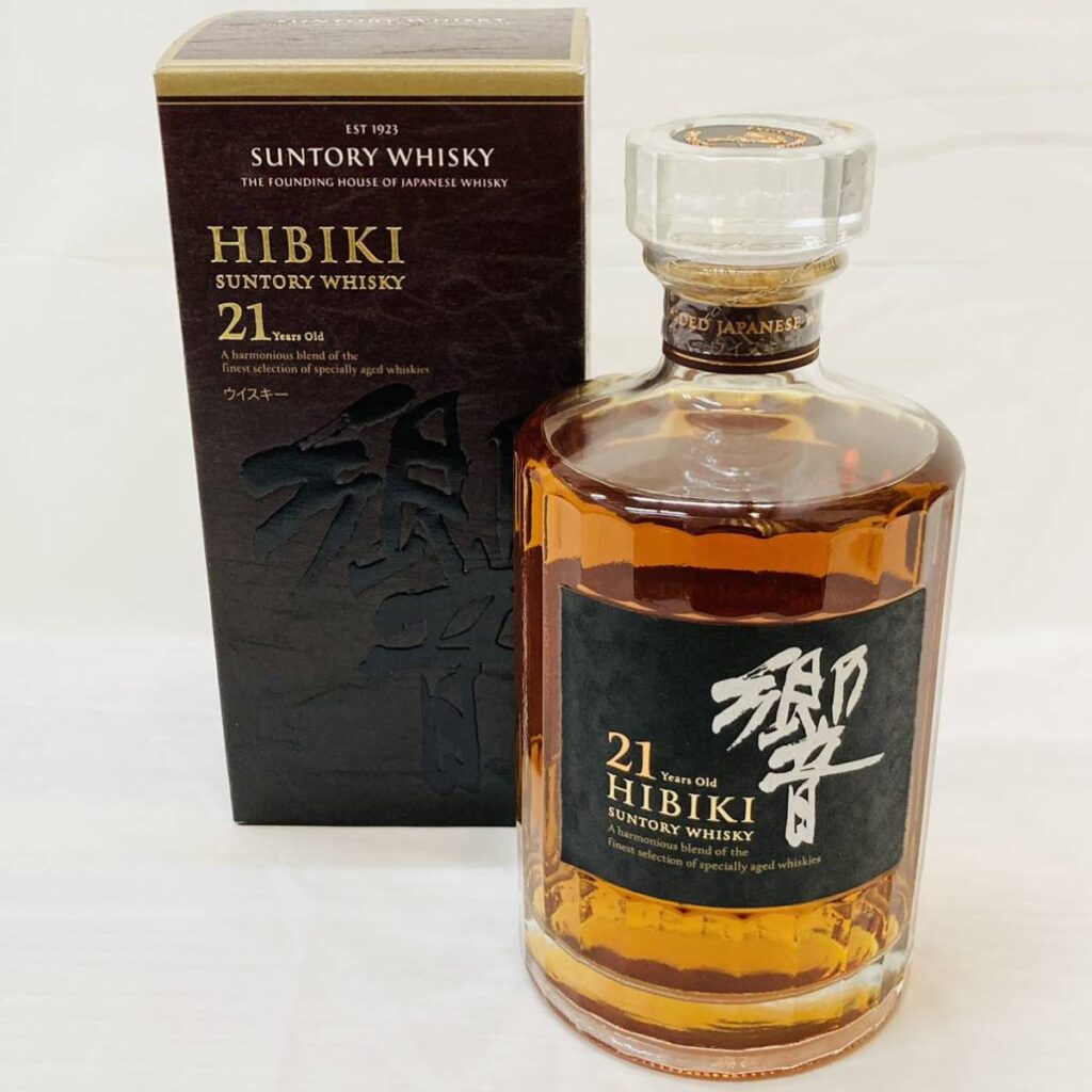 サントリー 響 21年 SUNTORY HIBIKI 21年 意匠ボトル 花鳥風月 領収書